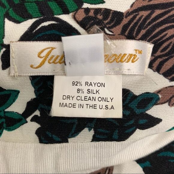 Julie Brown Sleeveless Zebra Print Knit Mumu, Med - Picture 4 of 10